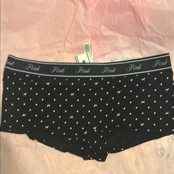 Pink Polka Dot Shorts - Picture 1 of 4